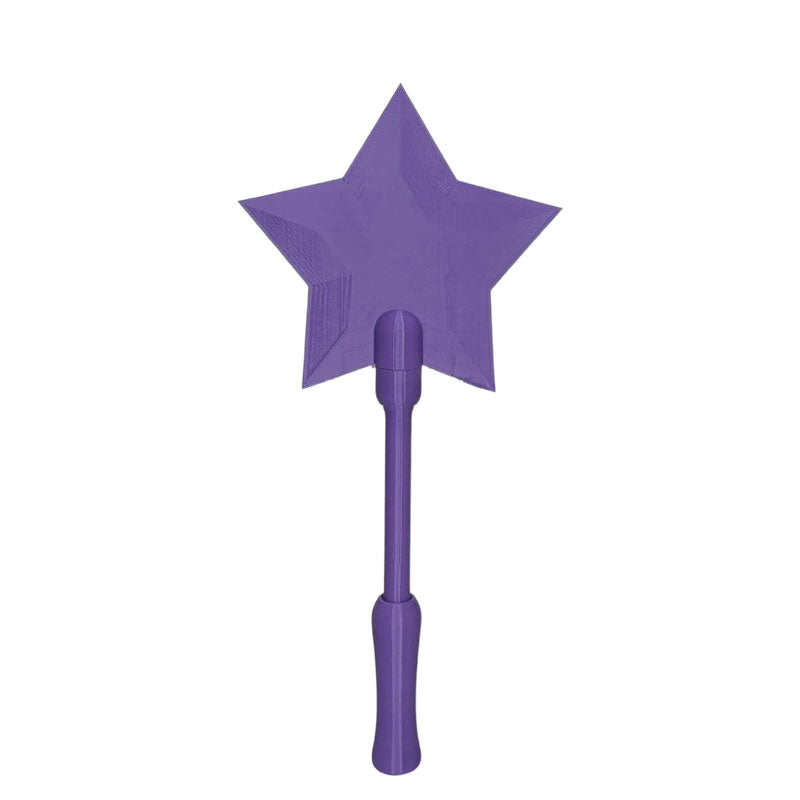 Magic Glow LED Star Wand – 7 Color Light-Up Star Wand with Card Slot, Lightweight Handheld Party & Costume Accessory
