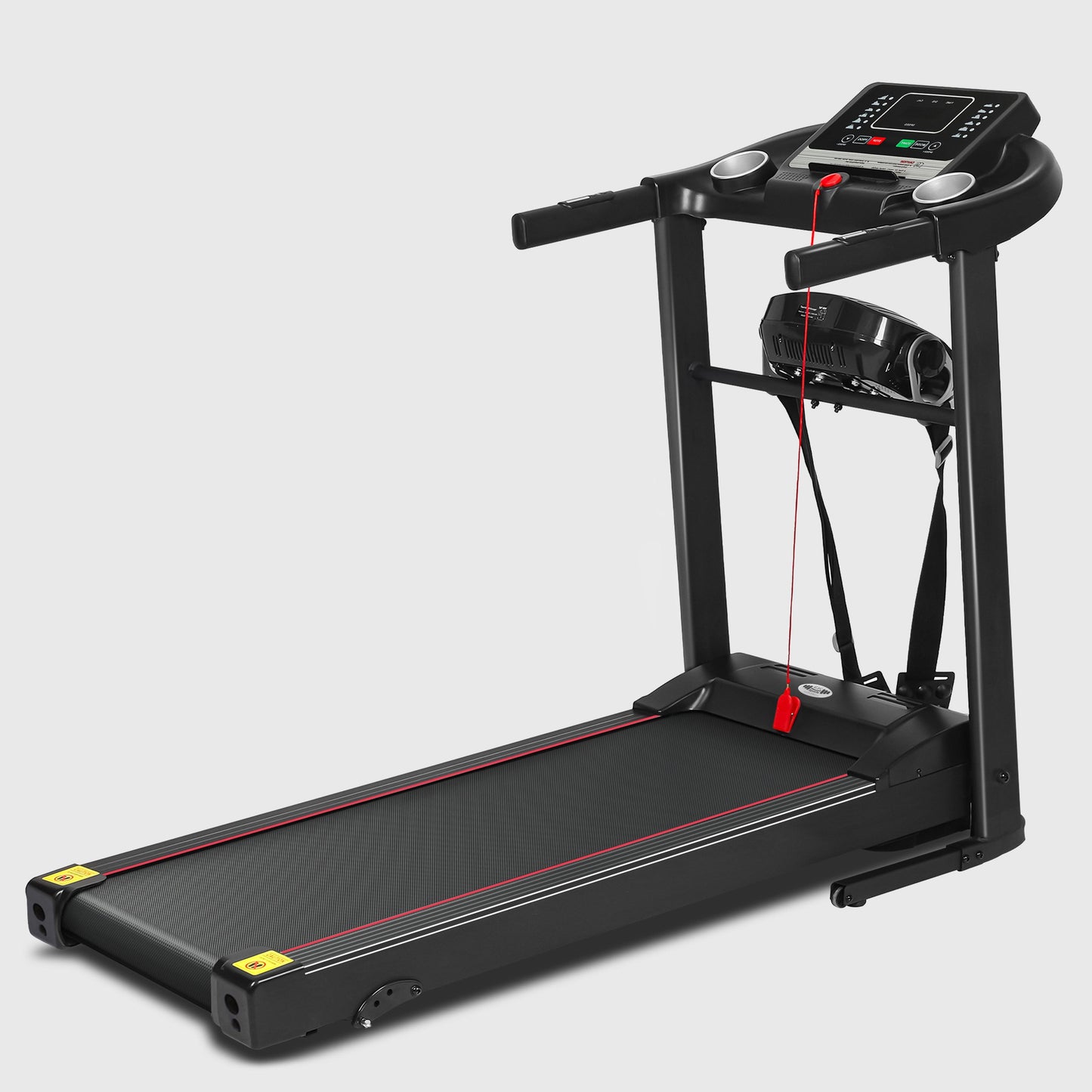 Foldable Electric Treadmill 1–12 km/h with Incline & Massager – Compact Home Gym Running Machine