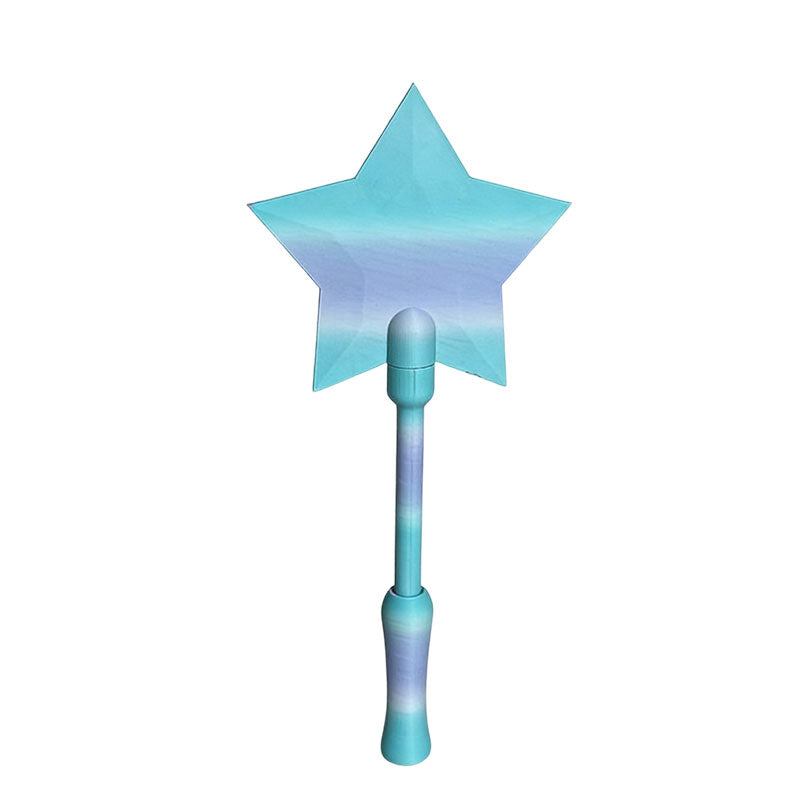 Magic Glow LED Star Wand – 7 Color Light-Up Star Wand with Card Slot, Lightweight Handheld Party & Costume Accessory