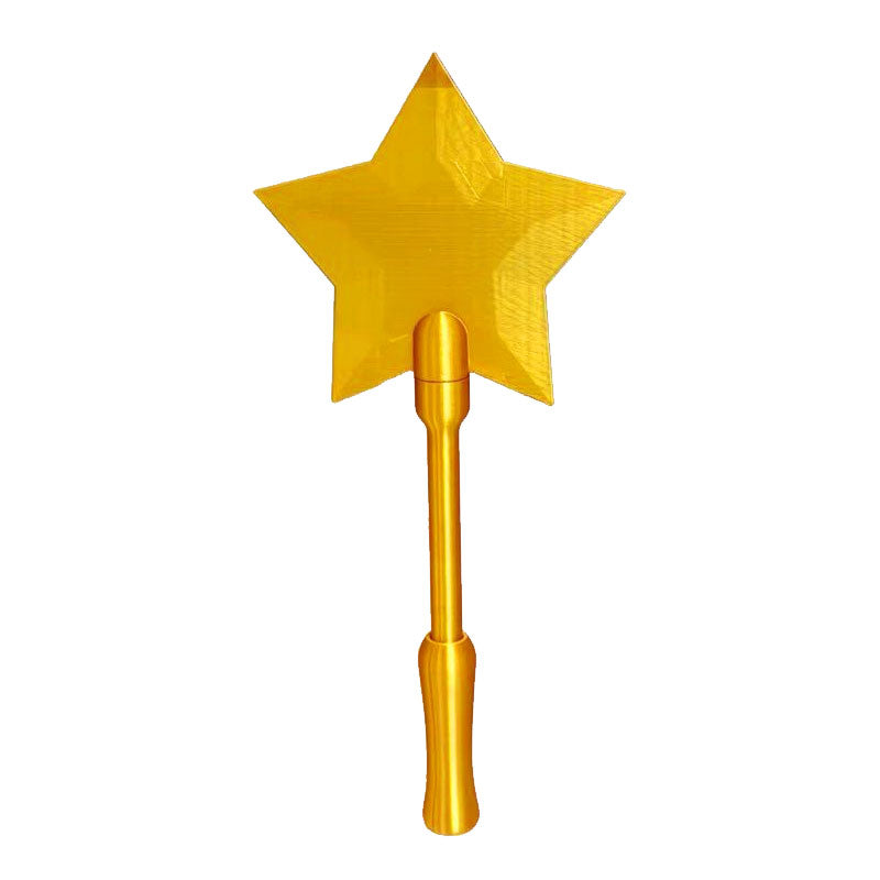 Magic Glow LED Star Wand – 7 Color Light-Up Star Wand with Card Slot, Lightweight Handheld Party & Costume Accessory