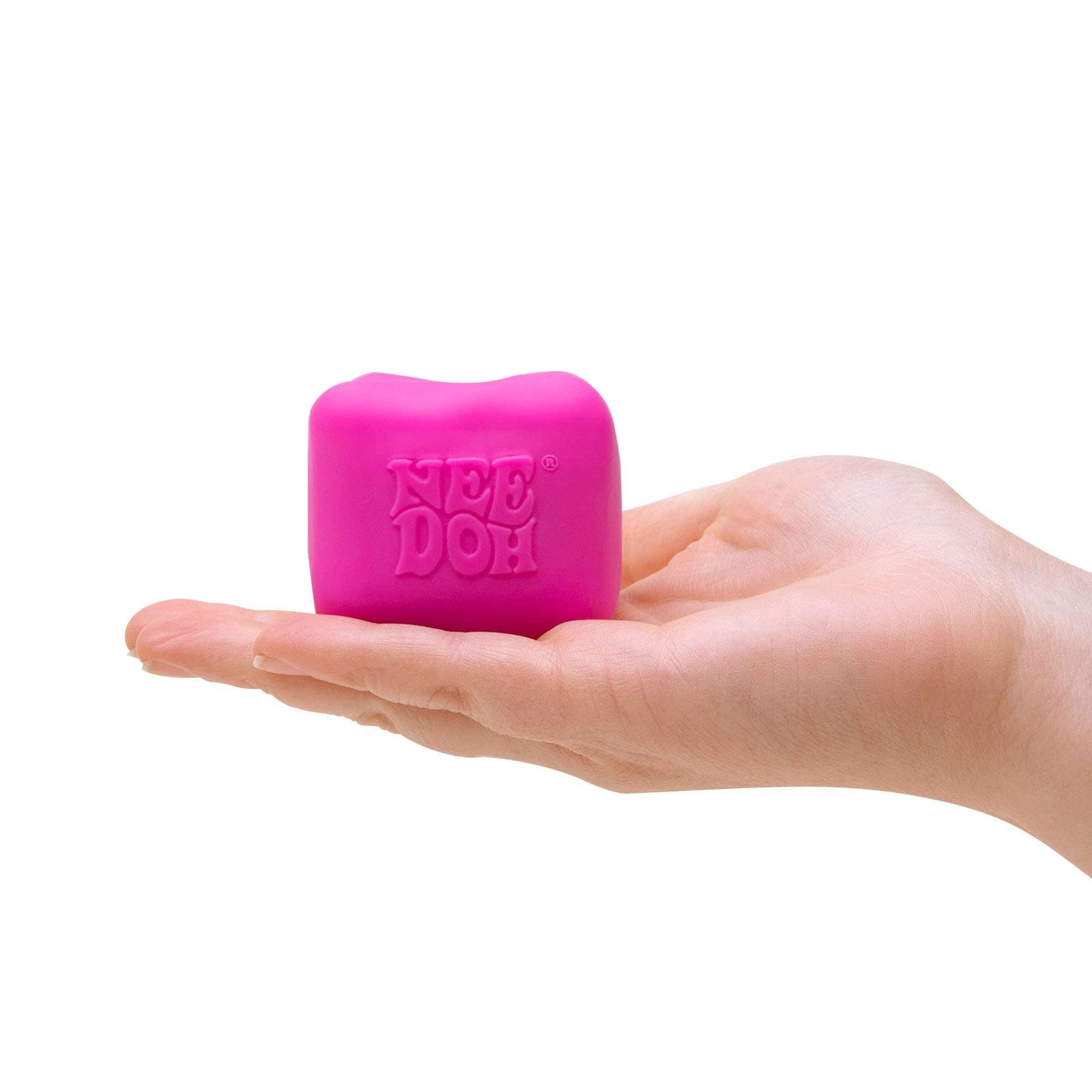 NeeDoh Color Change Cube Classic Groovy Squishy Stress Relief Fidget Toy