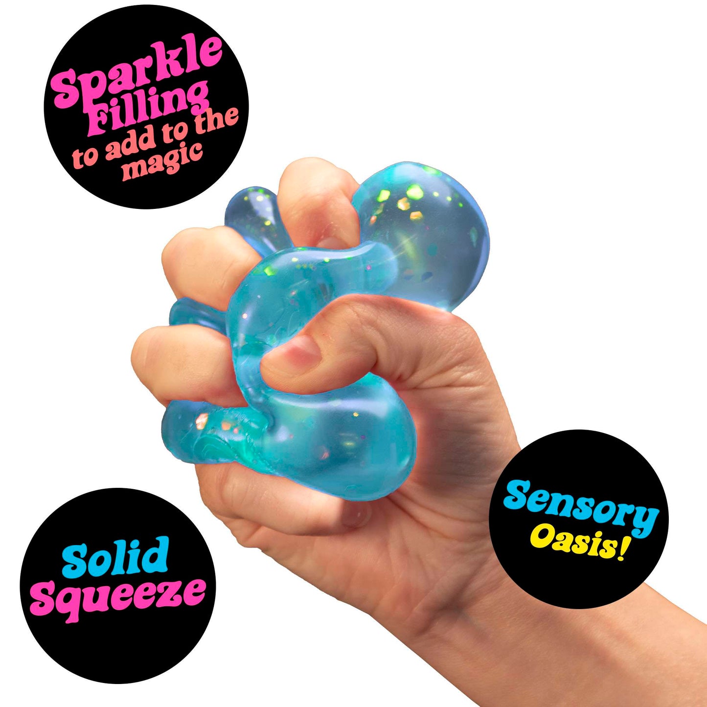 NeeDoh Dream Drop Dreamy Smooth Squeeze Raindrop Squishy Fidget Toy