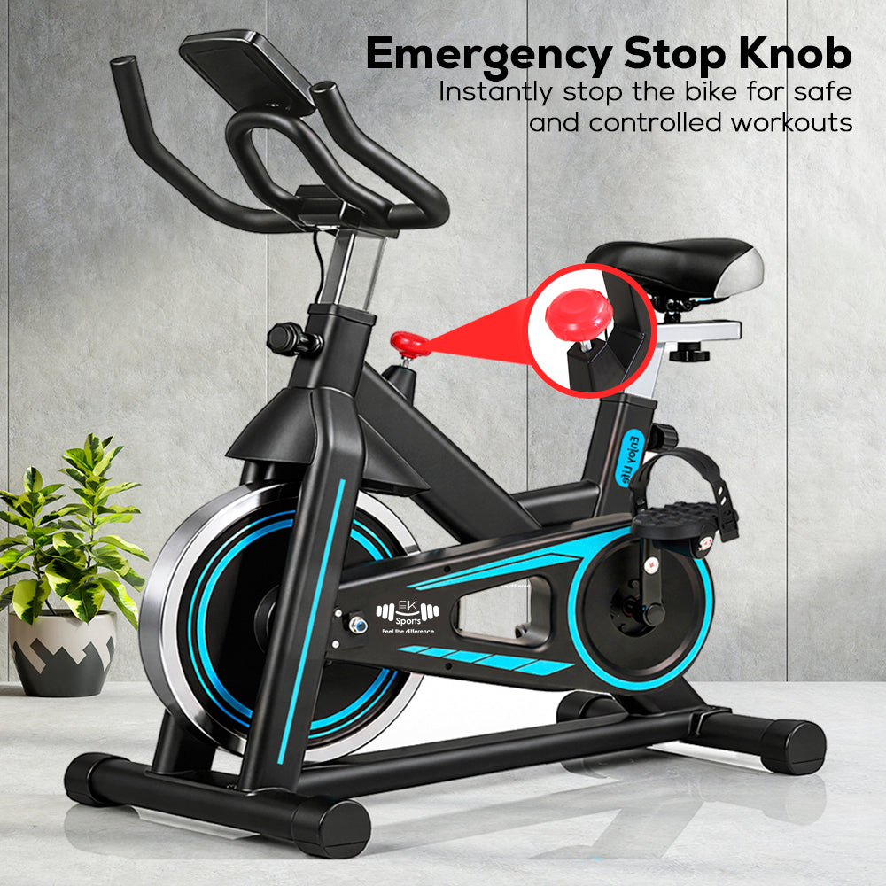Exercise Bike Cardio Cycle Indoor Training LCD Screen 8KG-10Kg Flywheel Optional Fitness Gym