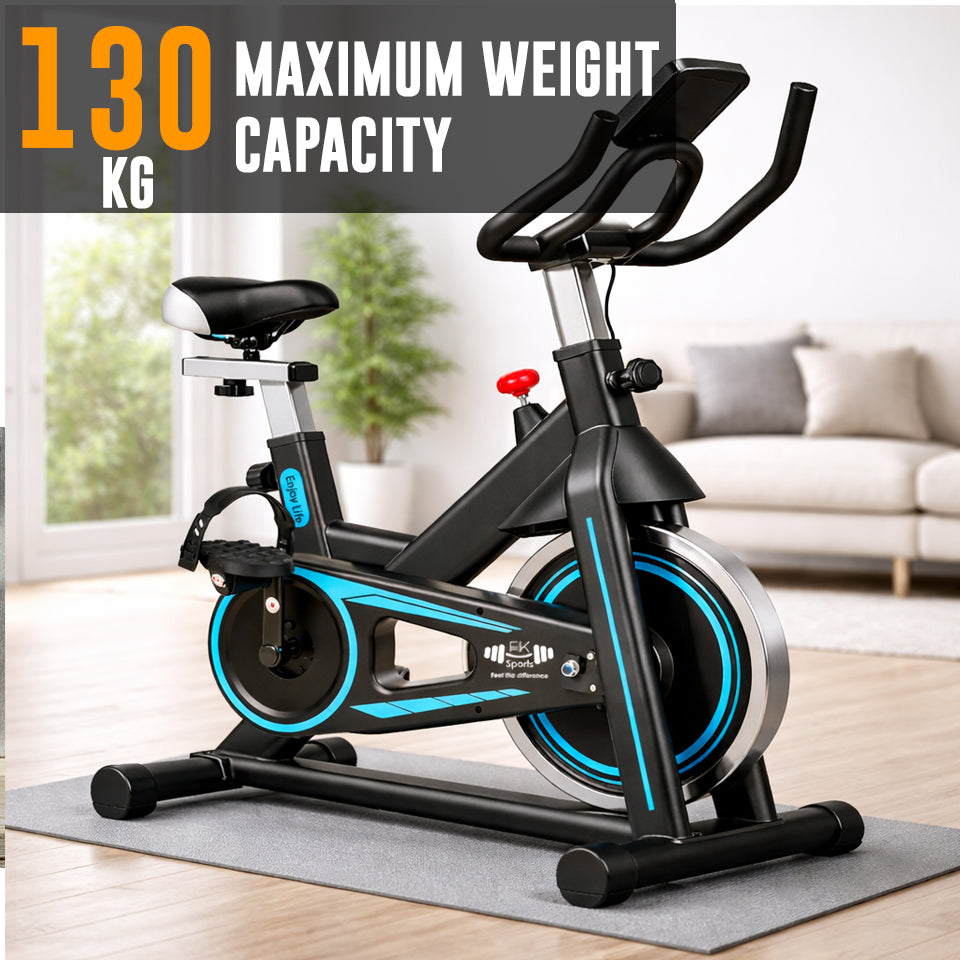 Exercise Bike Cardio Cycle Indoor Training LCD Screen 8KG-10Kg Flywheel Optional Fitness Gym